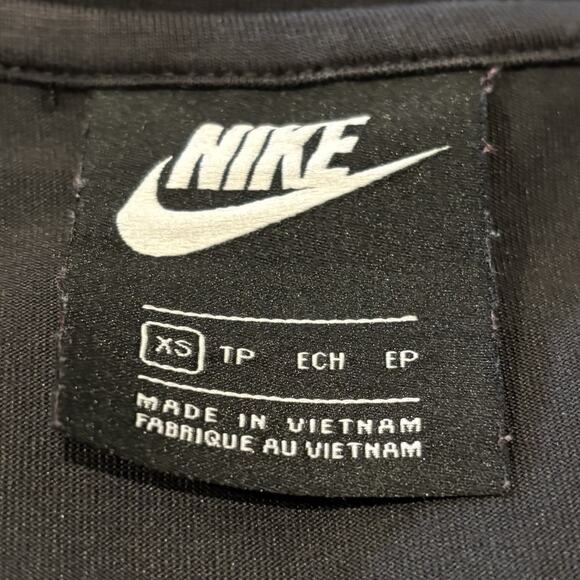 Nike Tank Dress XS Black Shirred Bodycon - Picture 5 of 13